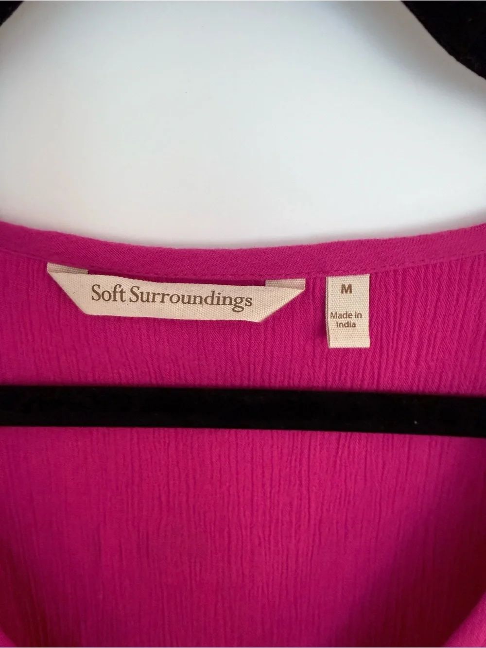 NWOT Soft Surroundings Zeneta Dress Pink Peacock - Picture 8 of 9